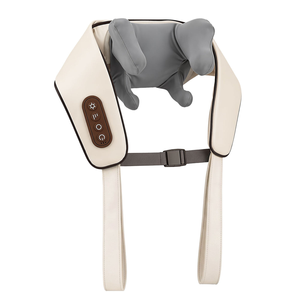Livemor Cordless Wearable Neck Massager with Heat and Shiatsu Kneading