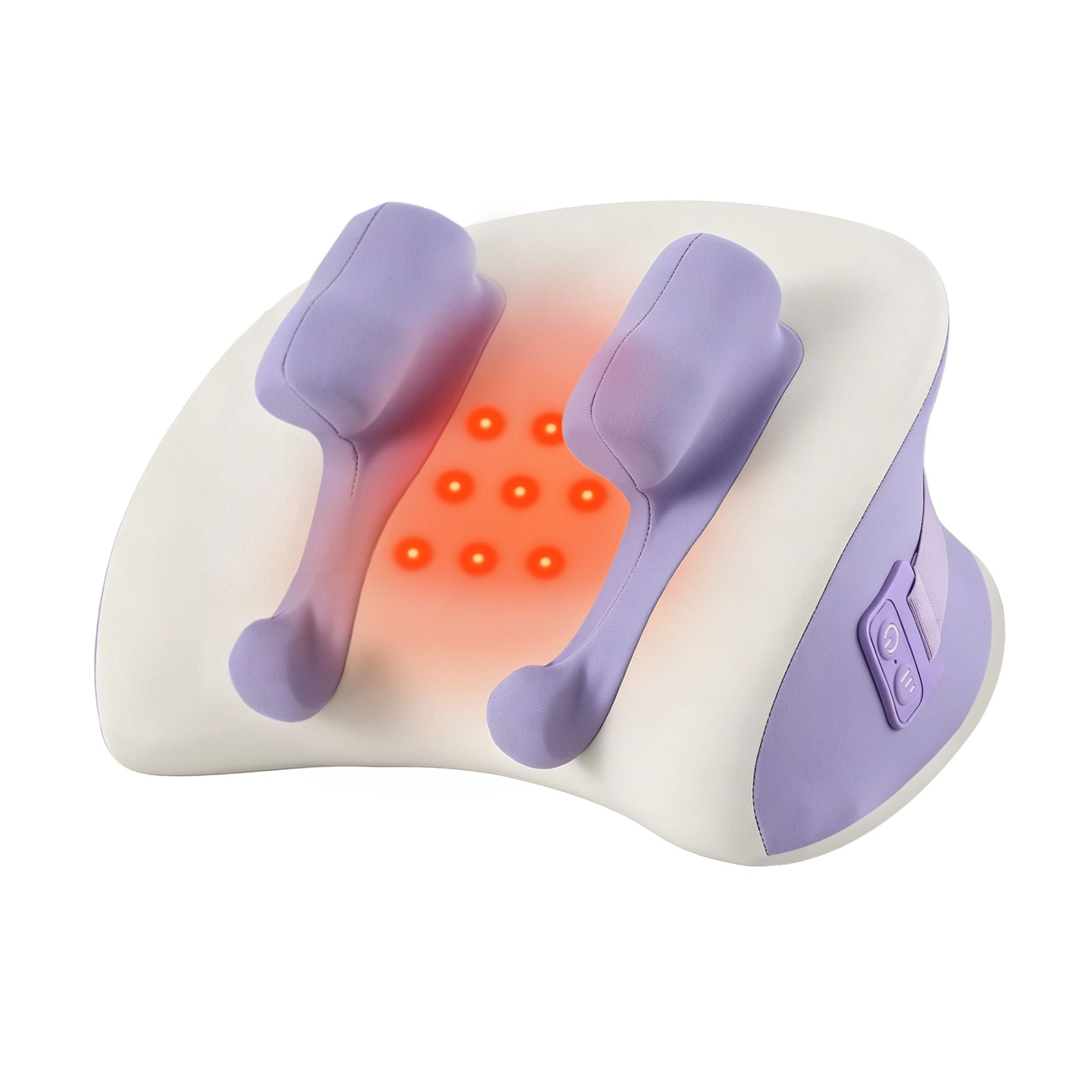 Livemor Neck & Shoulder Massage Pillow with Heat, Cordless 4D Kneading Massager for Home & Office