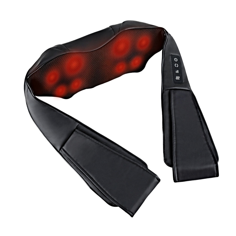 Livemor Neck Massager Heated 8 Nodes Black