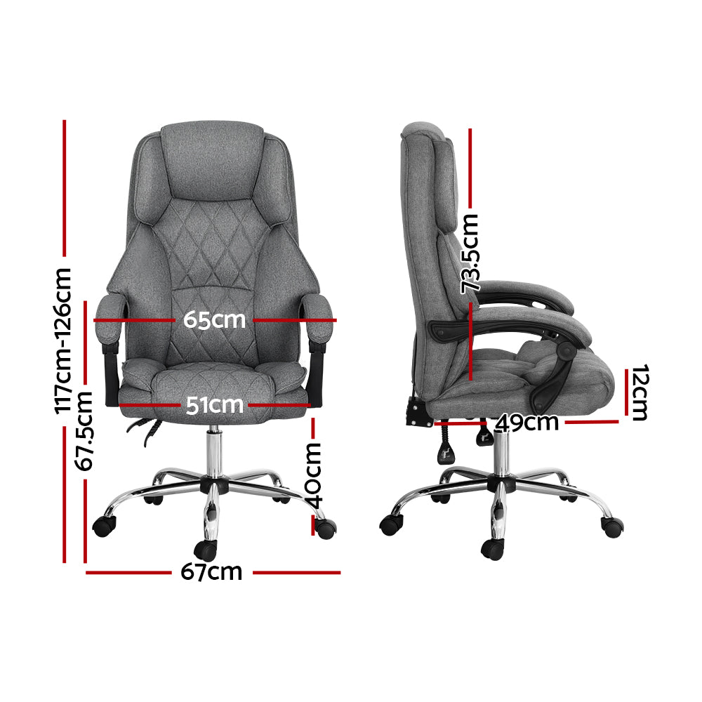 Camelon Executive Recliner Office Chair Grey