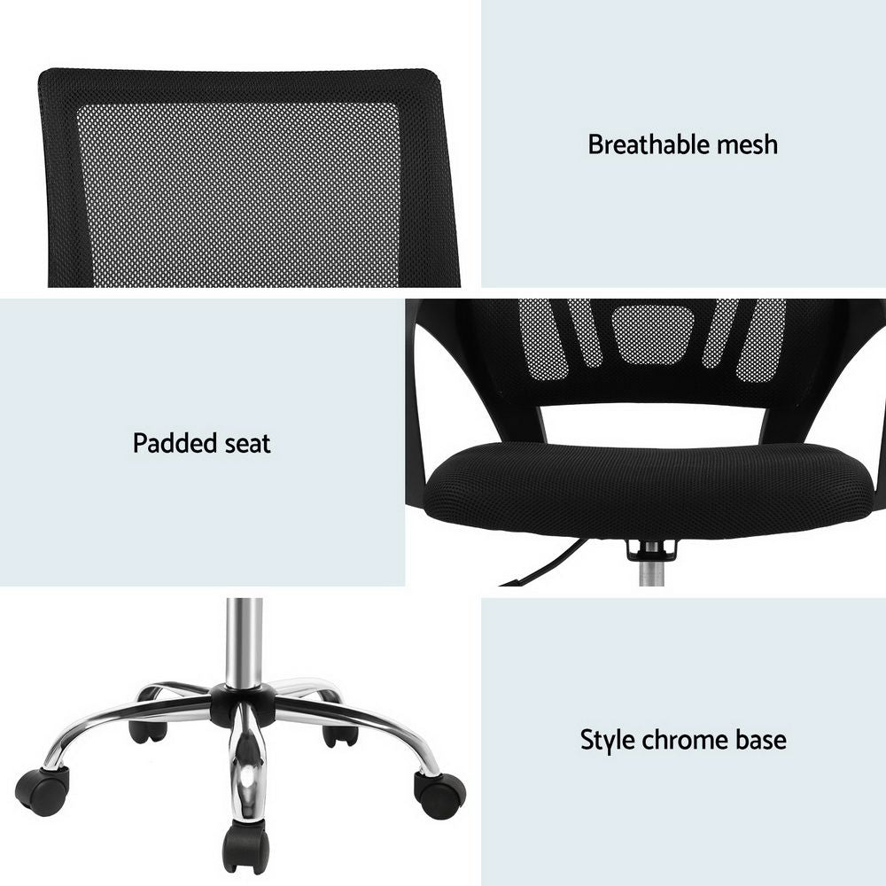Cody Mid Back Mesh Gas Lift Office Chair Black