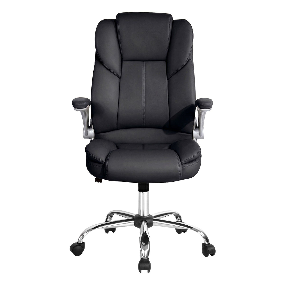 Kea Executive Office Chair Leather Tilt Black