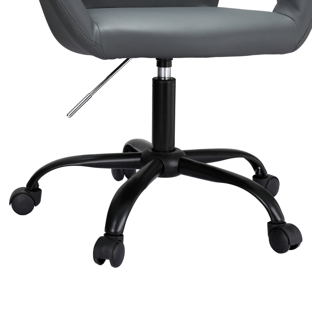 Artiss Office Chair Mid Back Grey