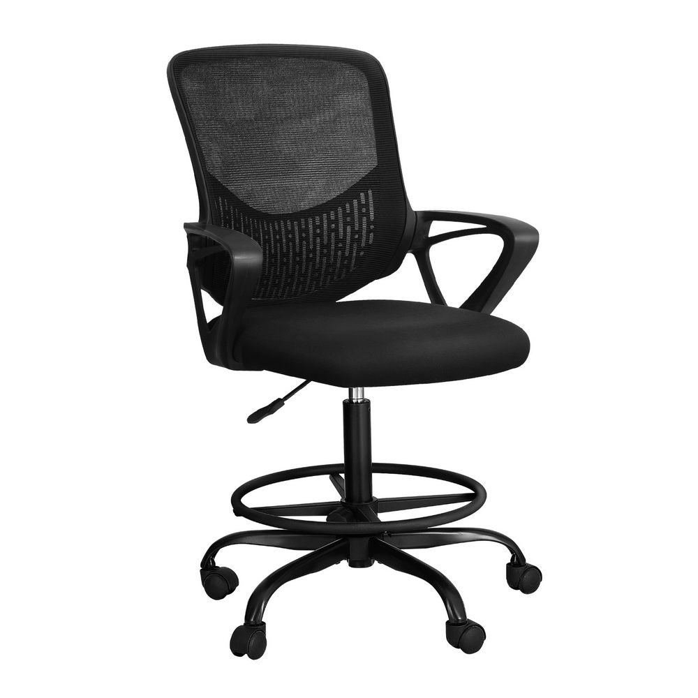 Artiss Drafting Chair Mesh Office Chair Black