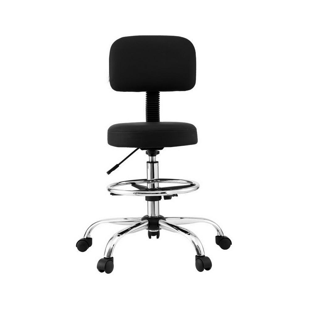 Artiss Ergonomic Drafting Office Chair PU Black