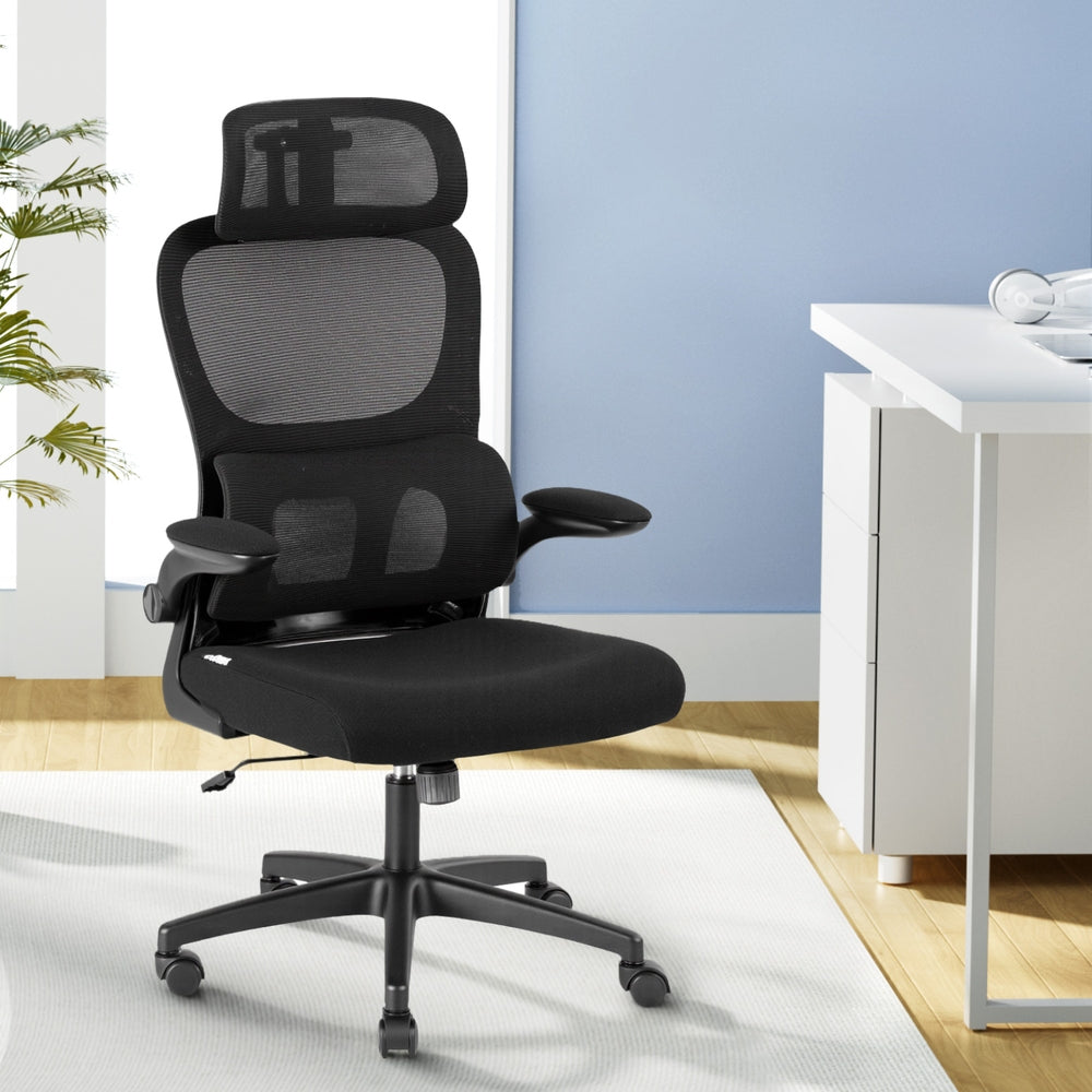 Ergonomic High-Back Office Chair Mesh Black