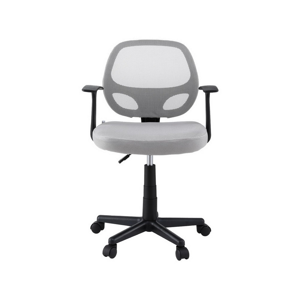 Artiss Mid Back Mesh Office Chair Grey