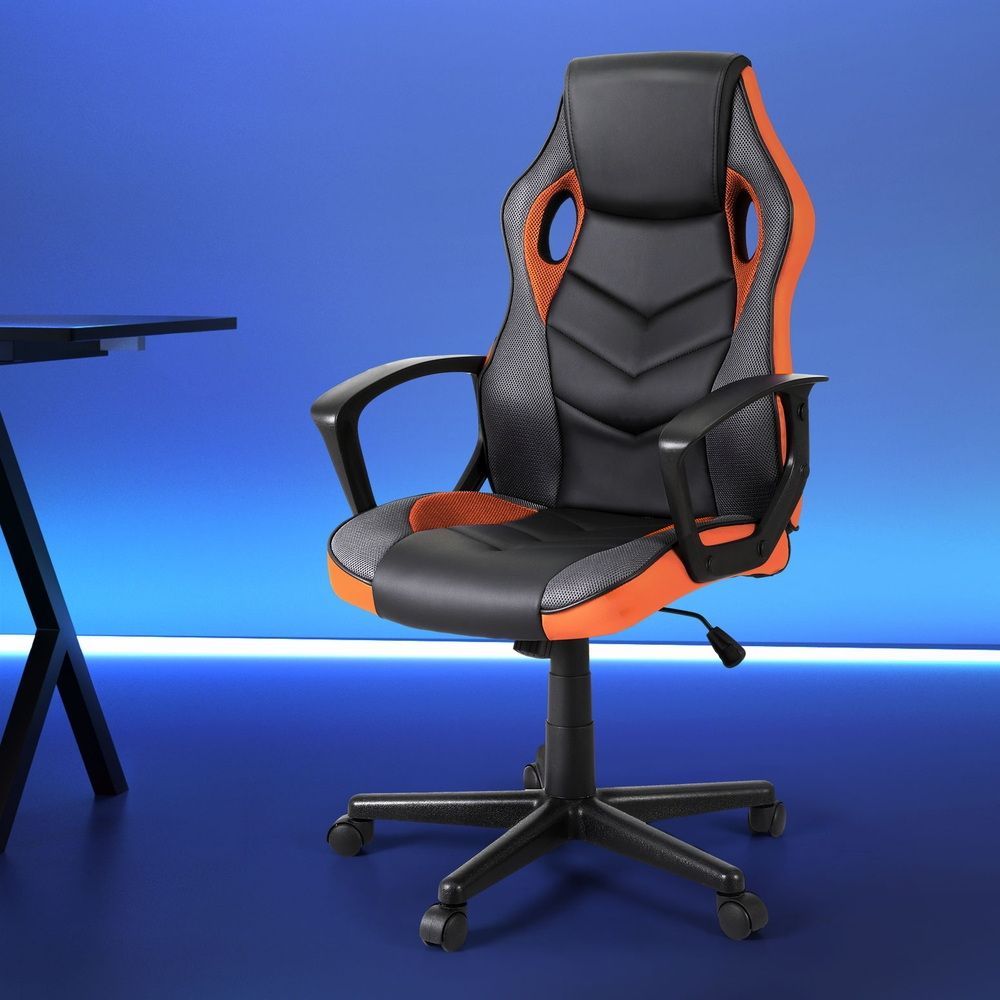 Artiss Gaming Office Chair Racing Style High Back Orange
