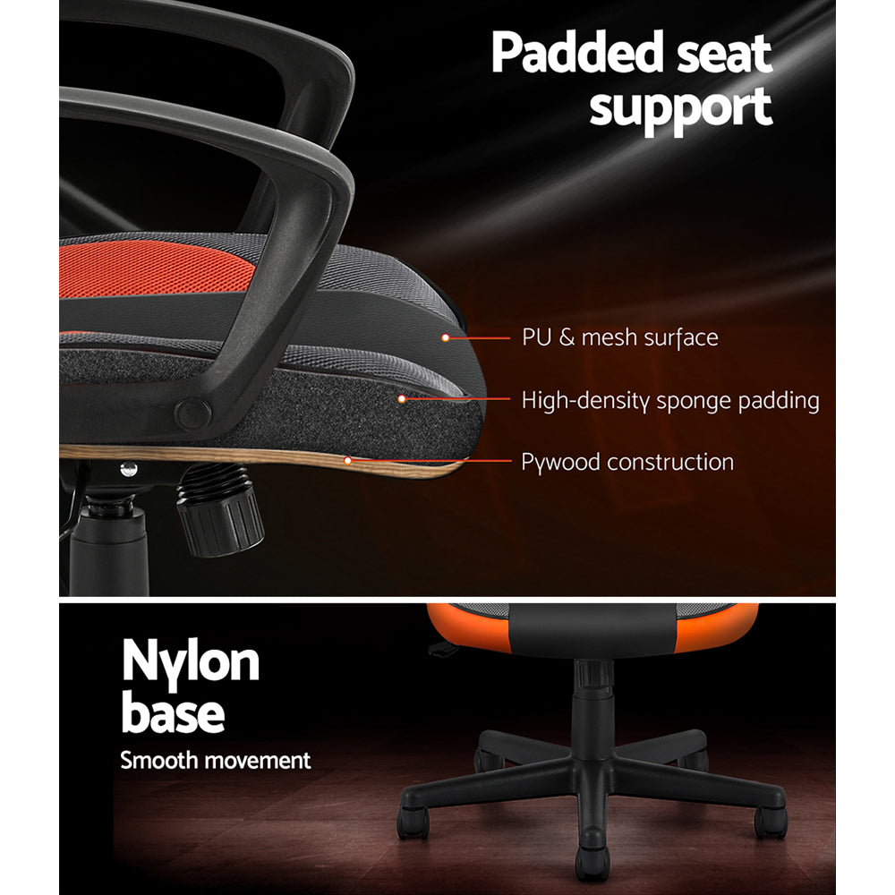Artiss High-Back Gaming Office Chair Executive Racing Orange