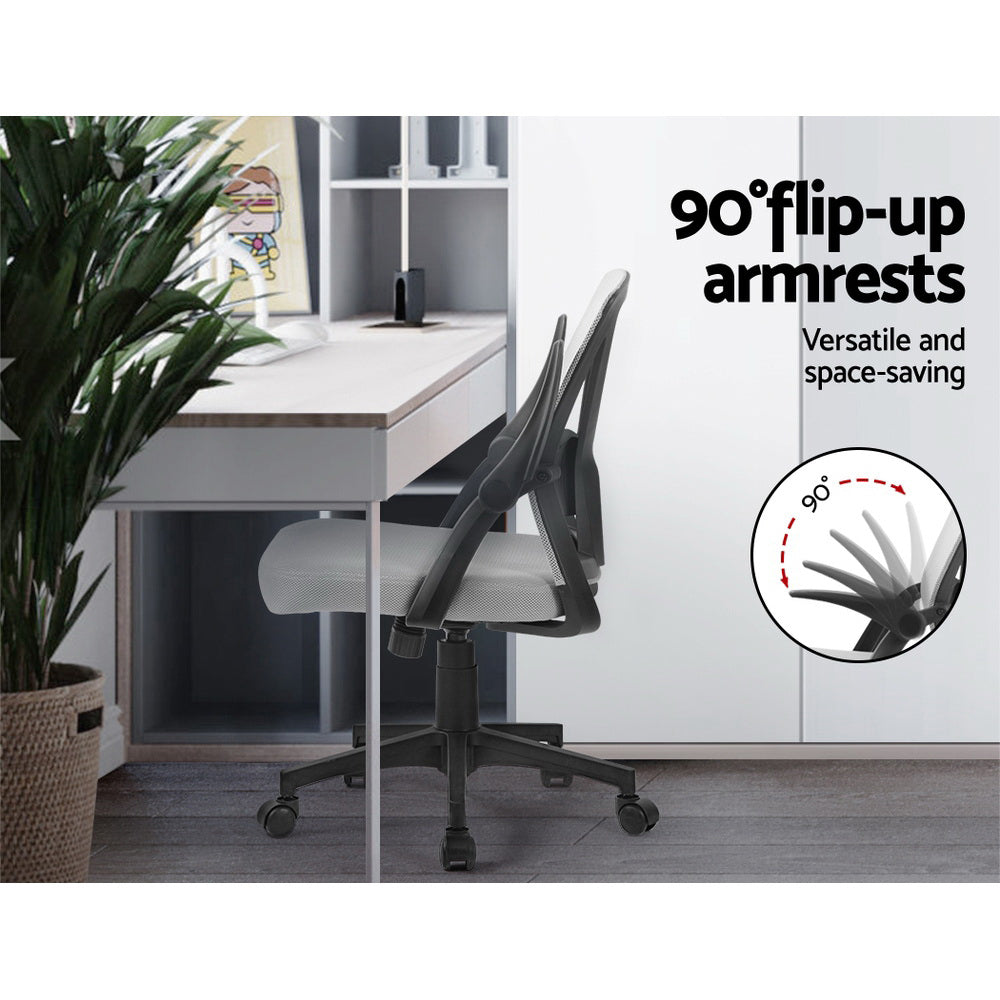 Nile Mid-Back Mesh Office Chair Grey