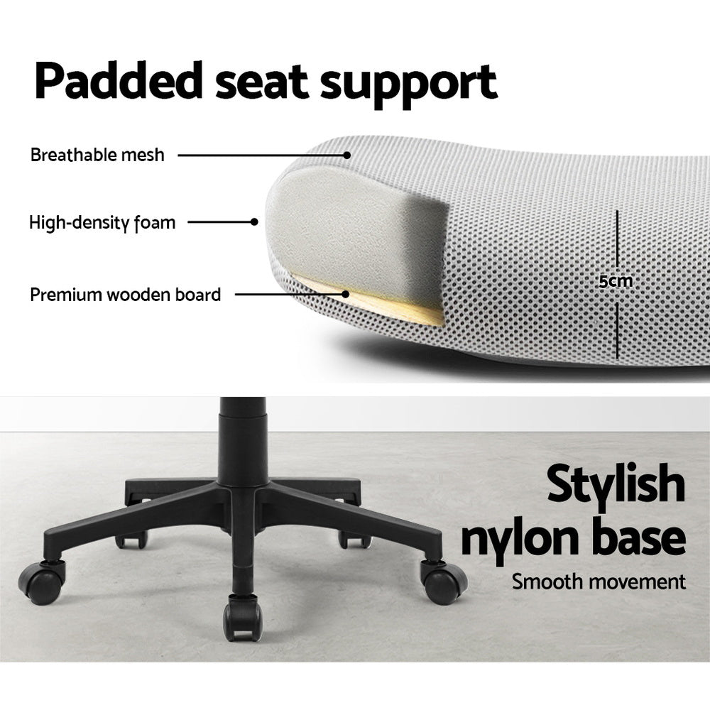 Nile Mid-Back Mesh Office Chair Grey