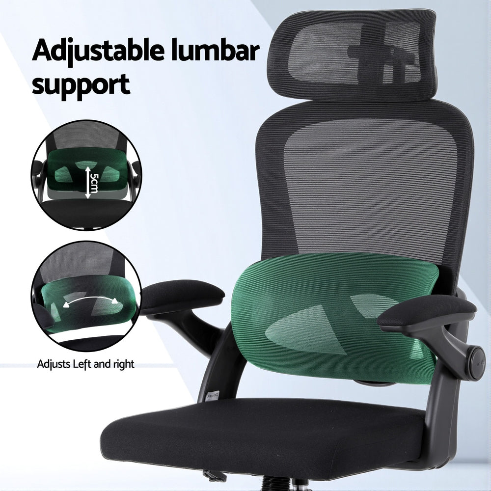 Artiss Ergonomic Mesh Office Chair Adjustable Black
