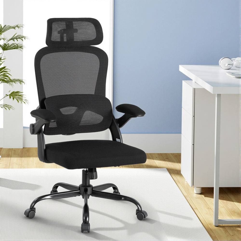 Artiss Ergonomic Mesh Office Chair Adjustable Black