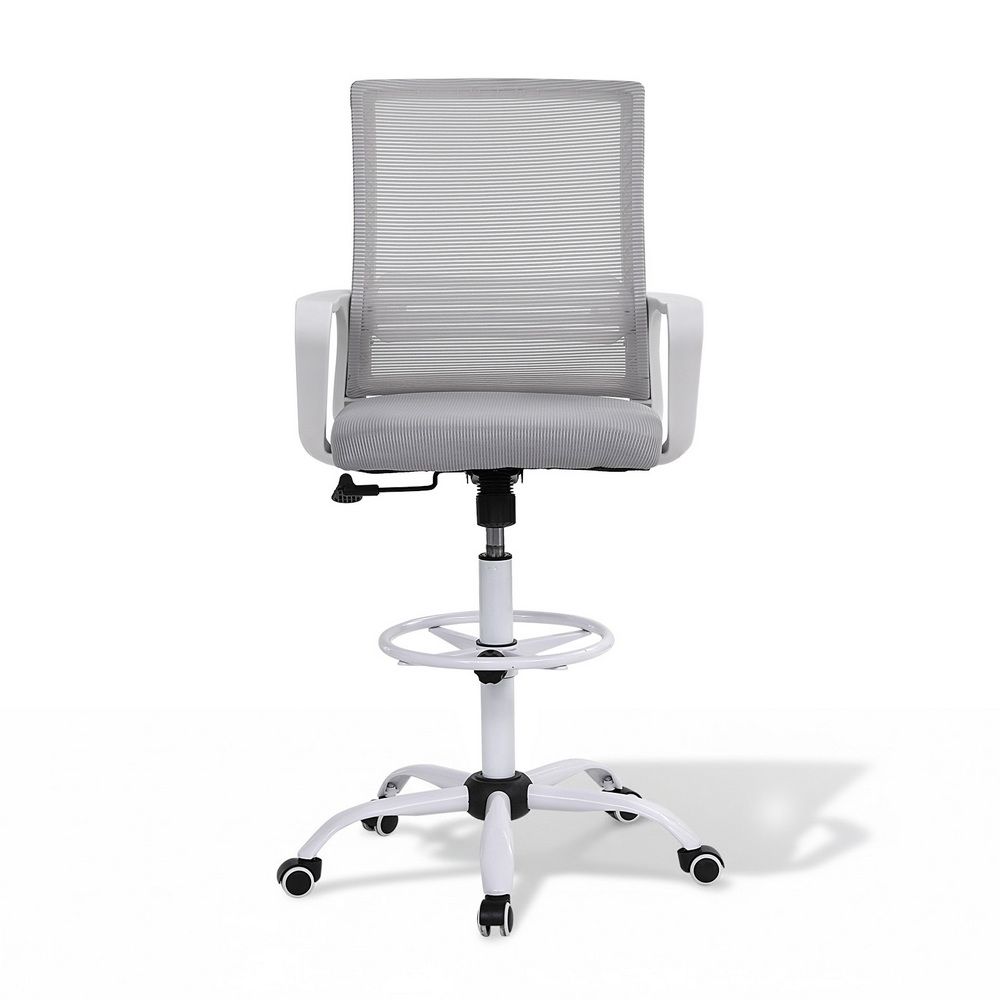 Artiss Mesh Drafting Office Chair Adjustable Height White