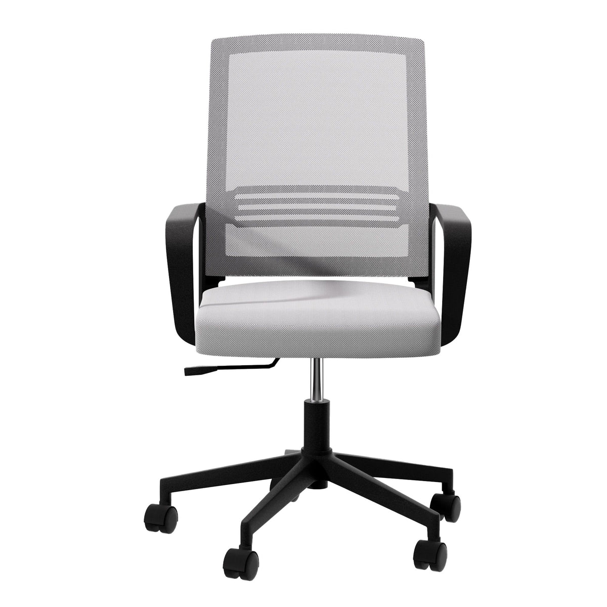 Artiss Mid Back Mesh Office Chair with Height Adjustment Grey