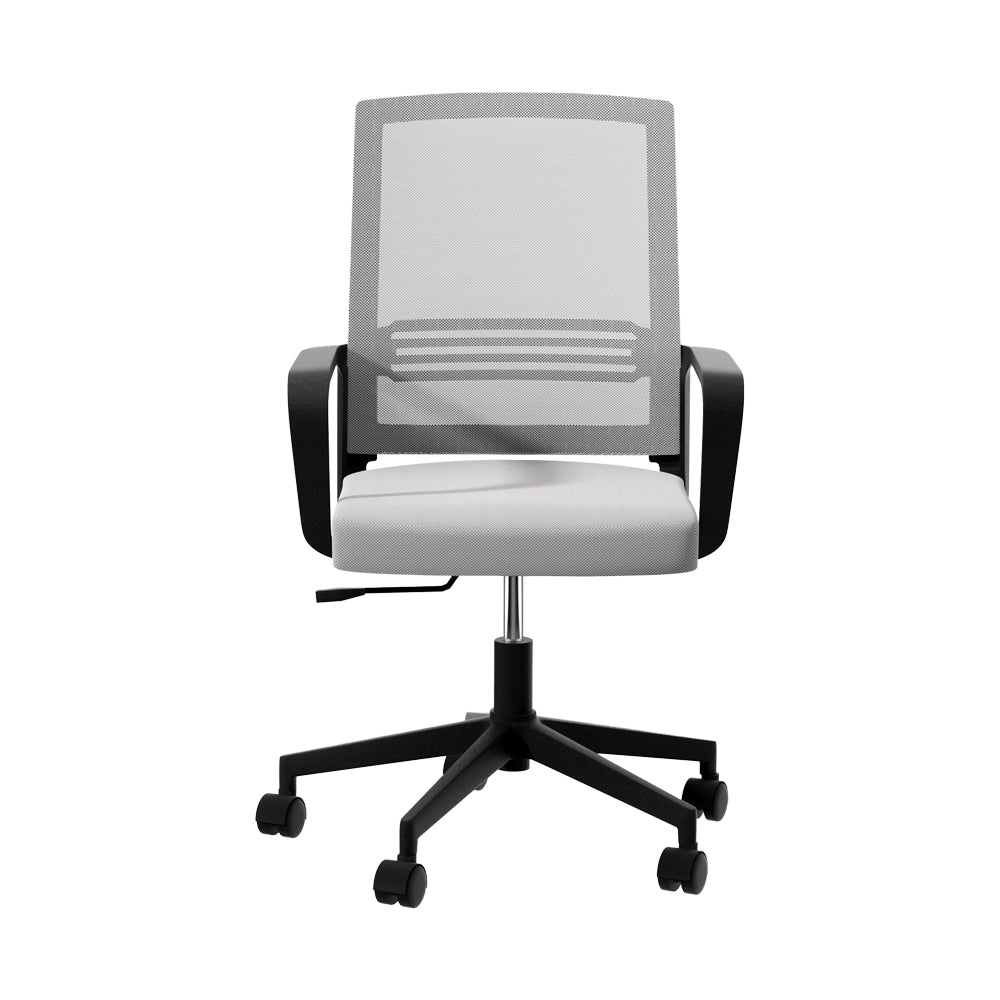Artiss Mid-Back Mesh Office Chair Grey