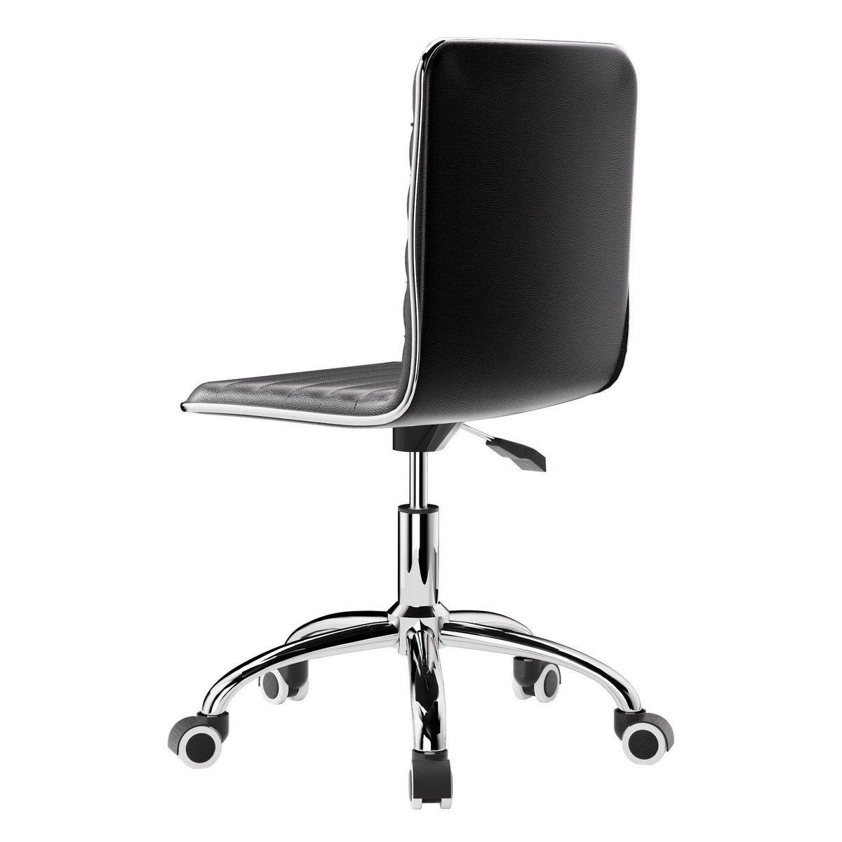 Artiss Office Chair Low Back PU Leather Black