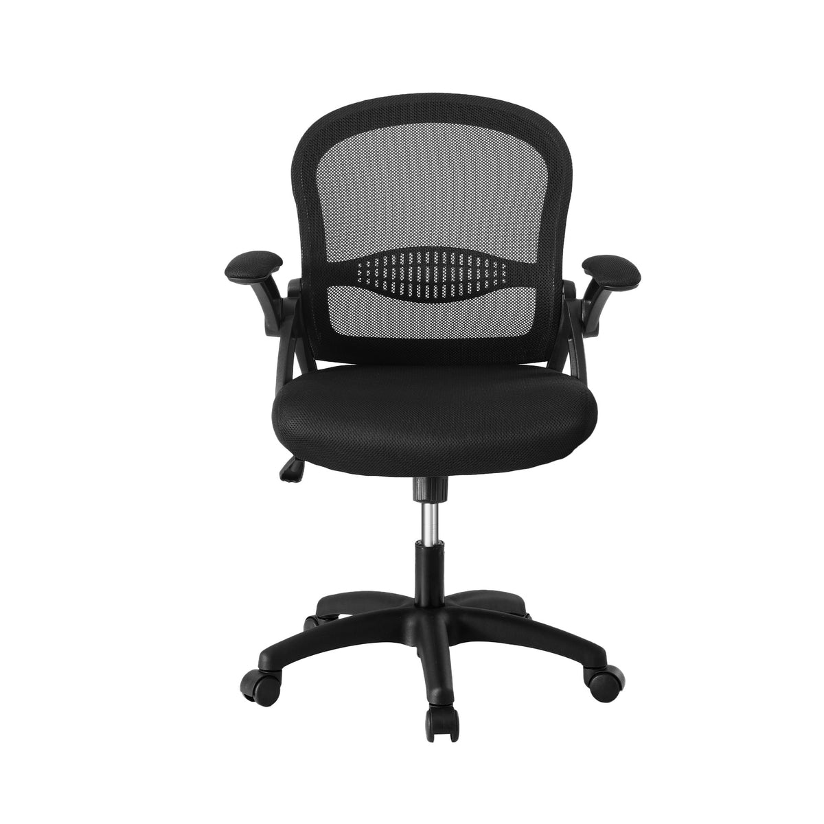 Artiss Mesh Office Chair Black Mid Back Computer Desk Chair