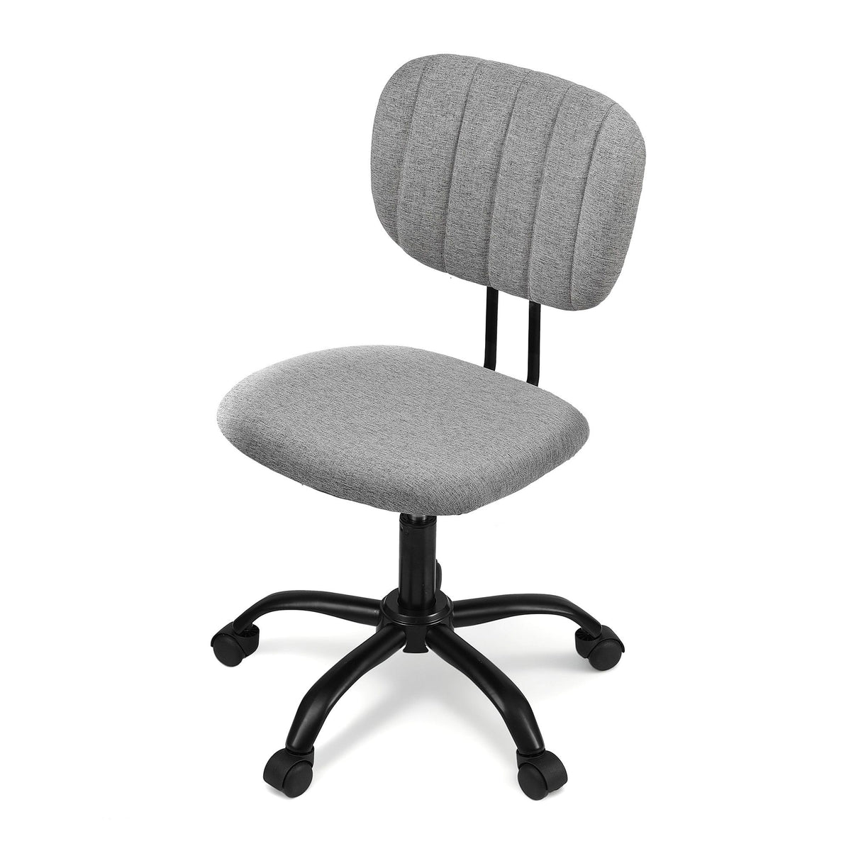 Artiss Armless Ergonomic Office Chair with Wheels, Grey