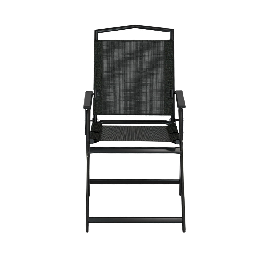 Gardeon Portable Folding Camping Chairs Steel Frame Outdoor Furniture