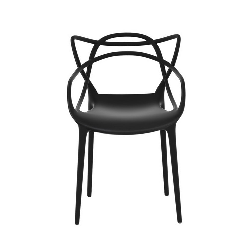 Gardeon 4PC Outdoor Dining Chairs Stackable Patio Furniture