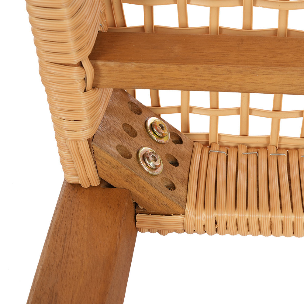 Gardeon 2-Seater Outdoor Bench Acacia Wood Natural