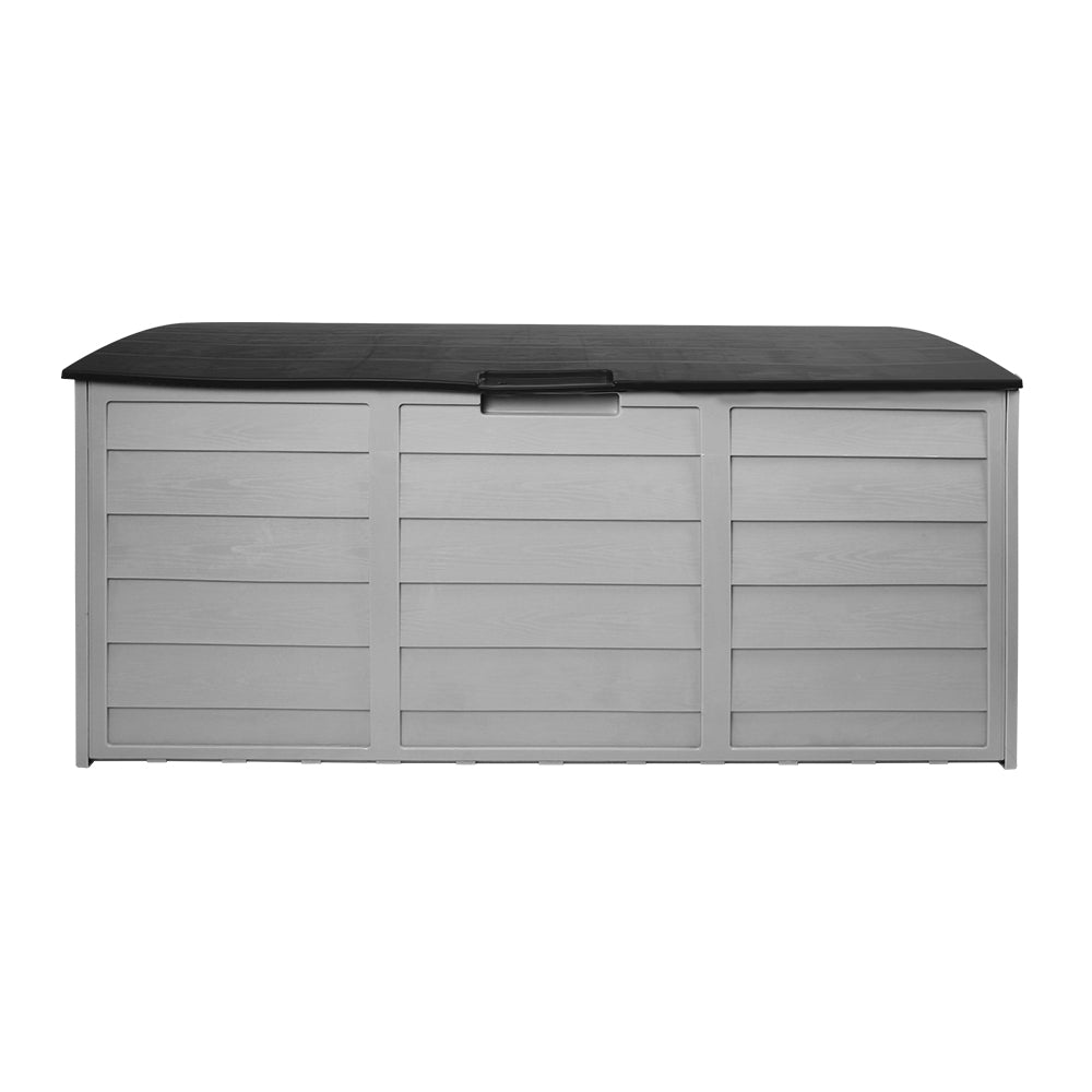 Gardeon 290L Outdoor Storage Box Lockable Black