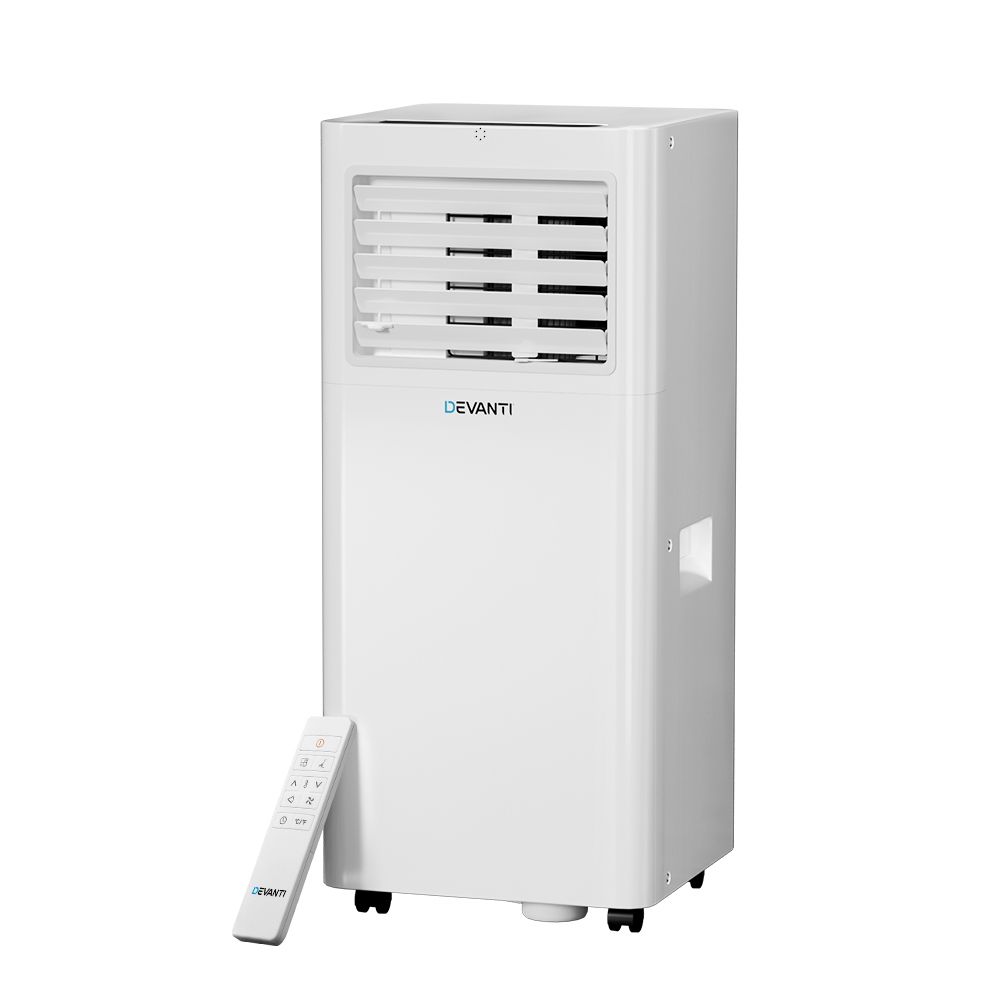 Devanti Portable Air Conditioner 7000BTU with Dehumidifier and Fan