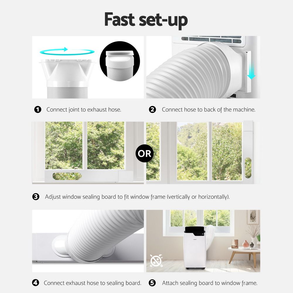 Devanti 12000BTU Portable Air Conditioner with Dehumidifier and Fan