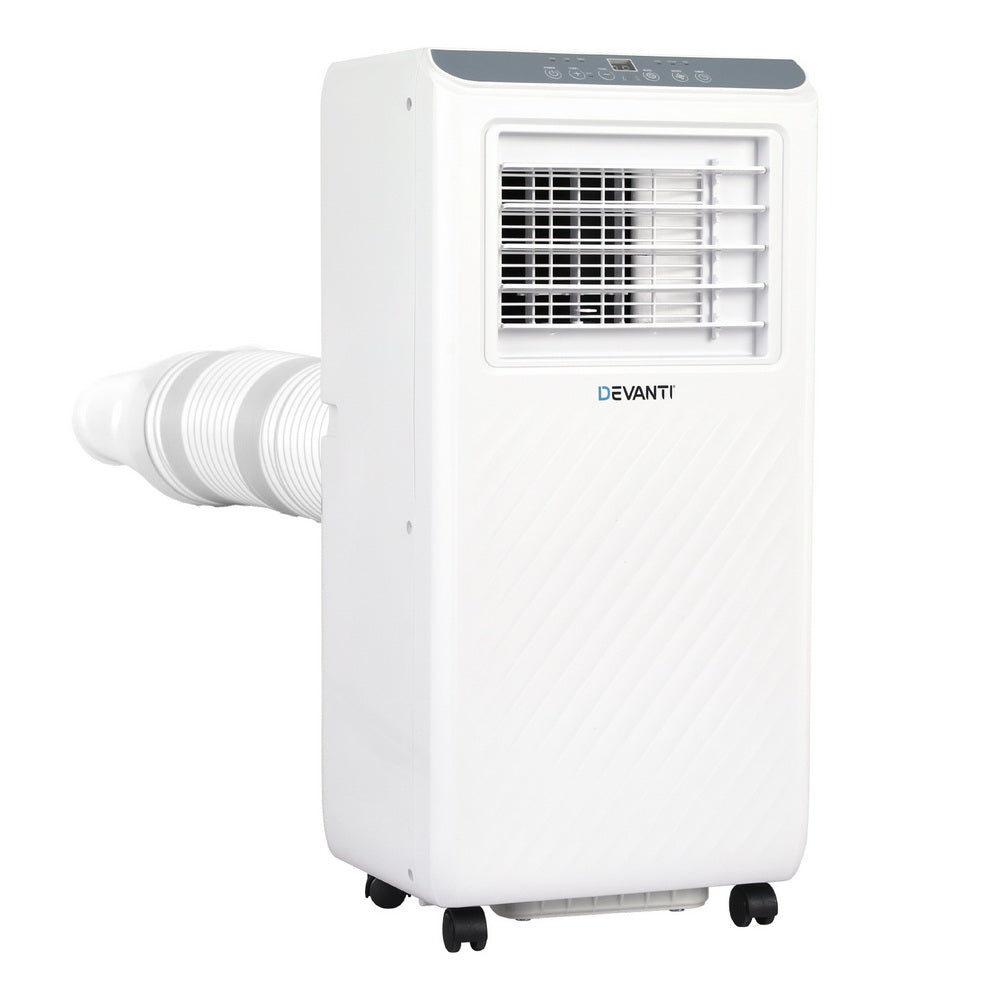 Devanti 7000BTU Portable Air Conditioner Dehumidifier Fan White