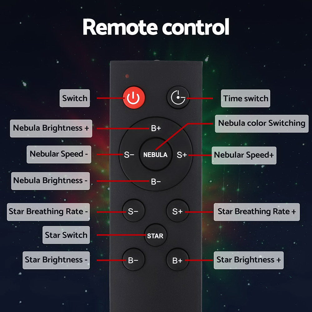 LED Astronaut Starry Sky Projector with Laser & Remote - Gardeon