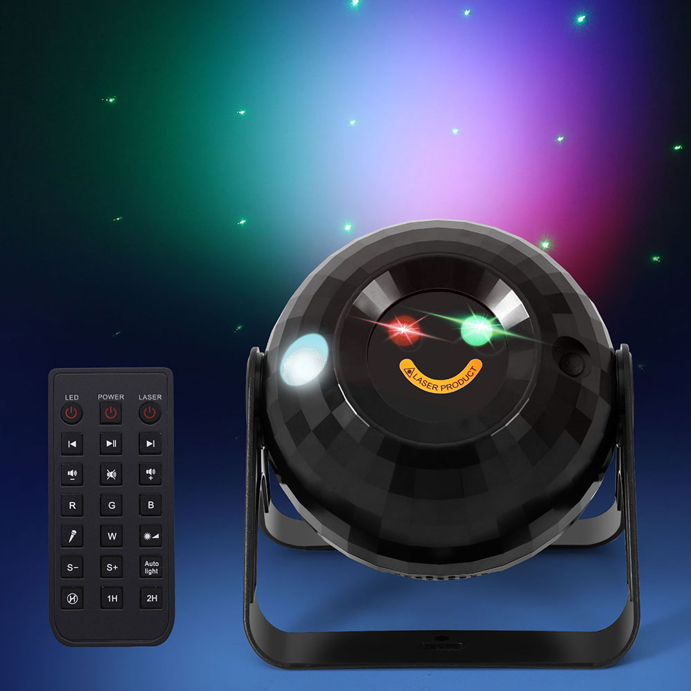 RGB LED Projector Ball with Bluetooth, Remote, Rotation - Gardeon