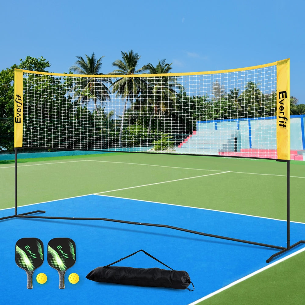 Everfit 3M Portable Multi-Sport Net Adjustable for Pickleball, Badminton, Tennis, Volleyball