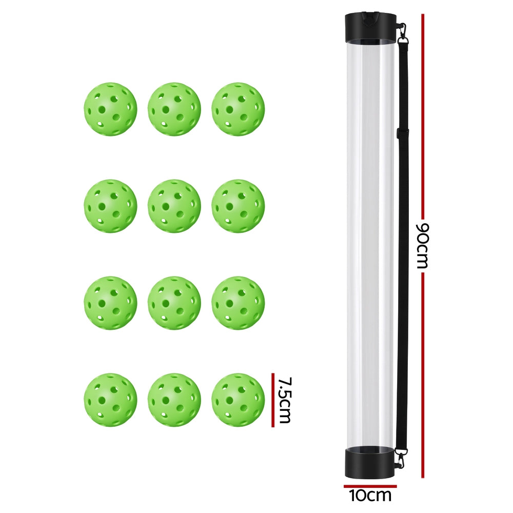 Everfit 12PC Pickleball Collector Set Multi-Sport Ball Retriever Portable Storage