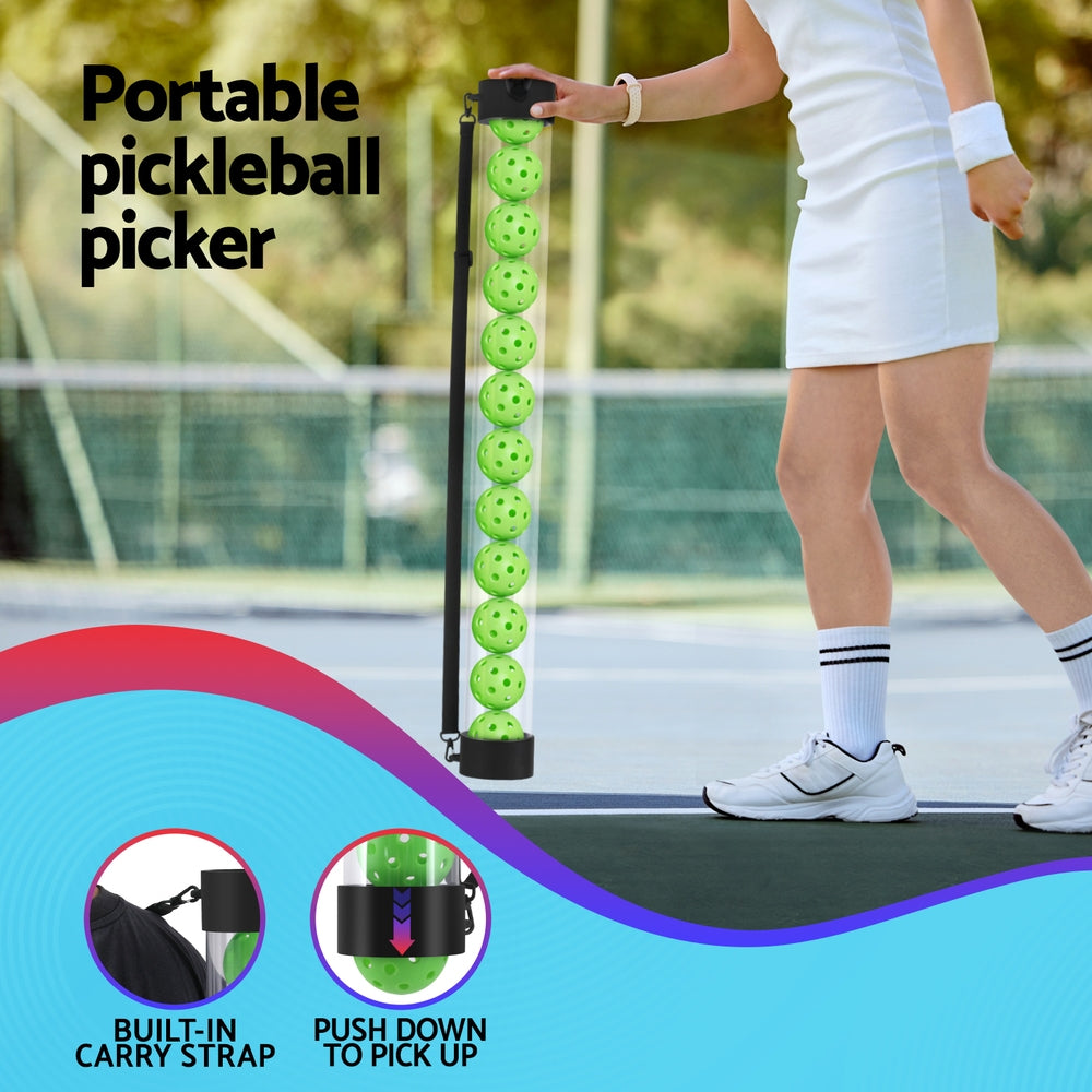 Everfit 12PC Pickleball Collector Set Multi-Sport Ball Retriever Portable Storage