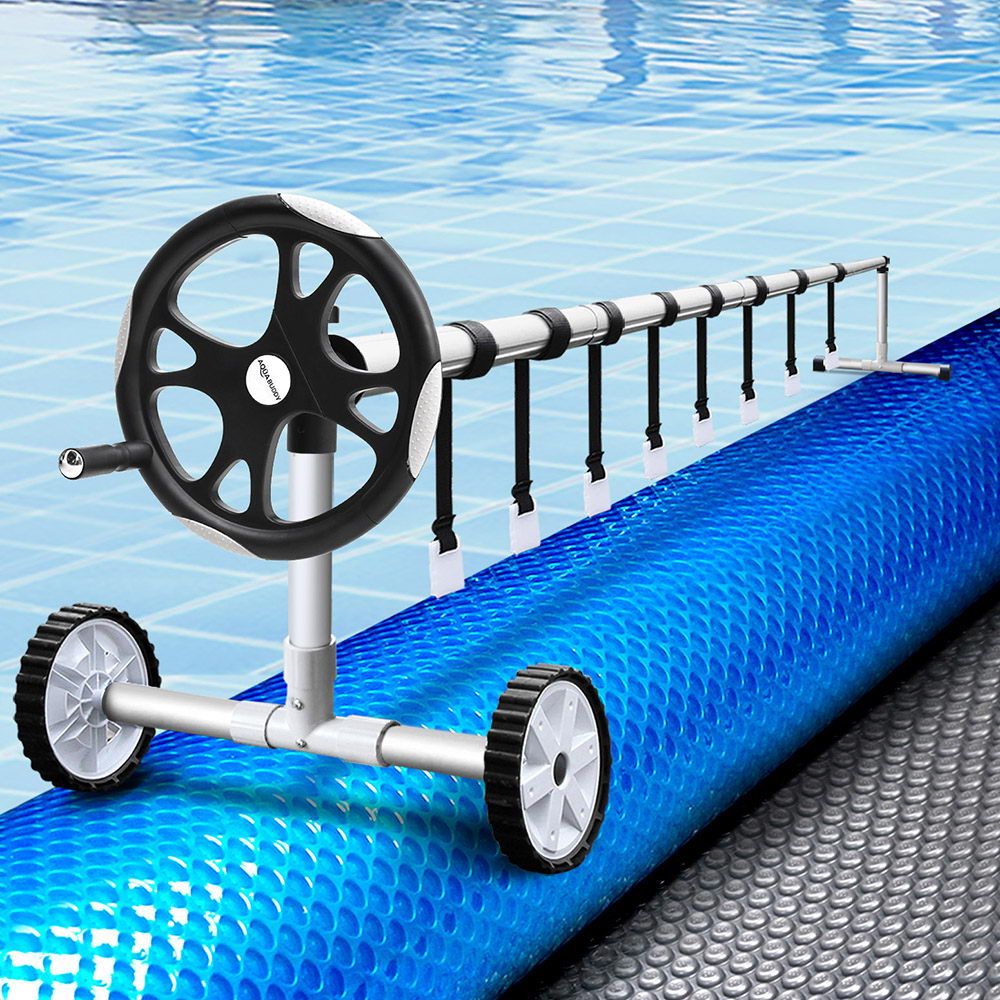 Aquabuddy Pool Cover 8x4.2m 400 Micron Silver Solar Blanket