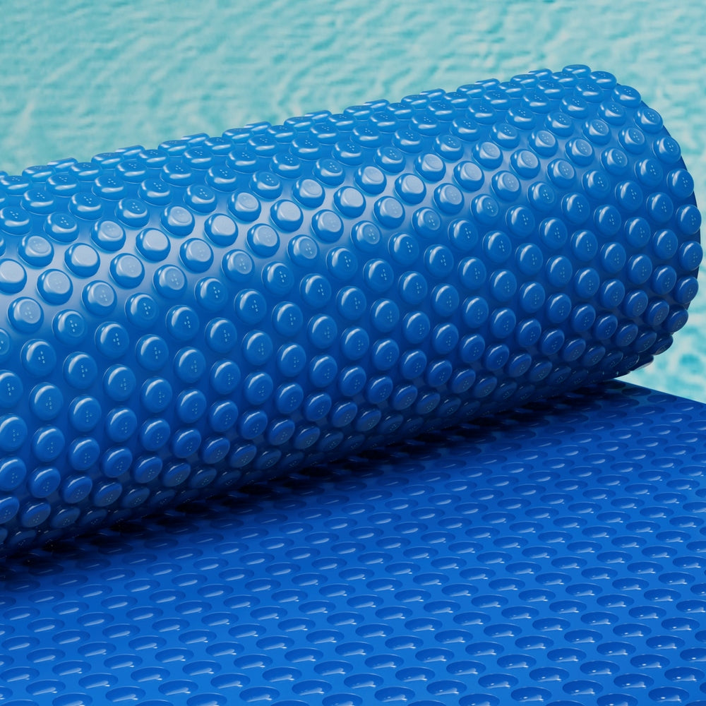 Aqua Buddy 9.5x5m Pool Cover 600 Micron Solar Blanket Blue