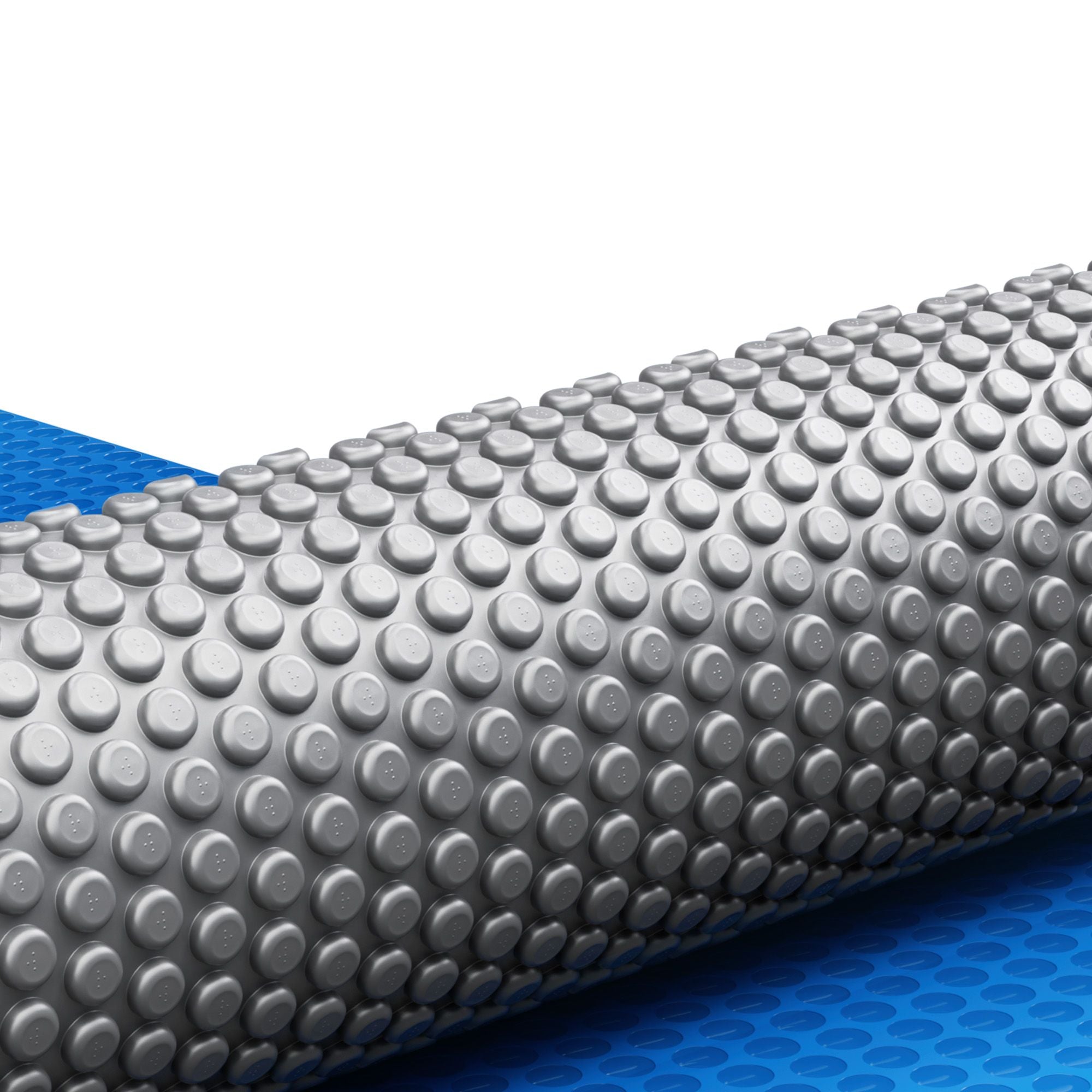 Aqua Buddy Pool Cover 600 Micron 9.5x5m Bubble Heat Solar Blanket Blue Silve