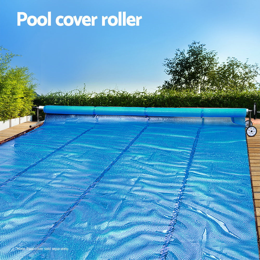 Aqua Buddy Adjustable Pool Cover Roller 6.55m Silver