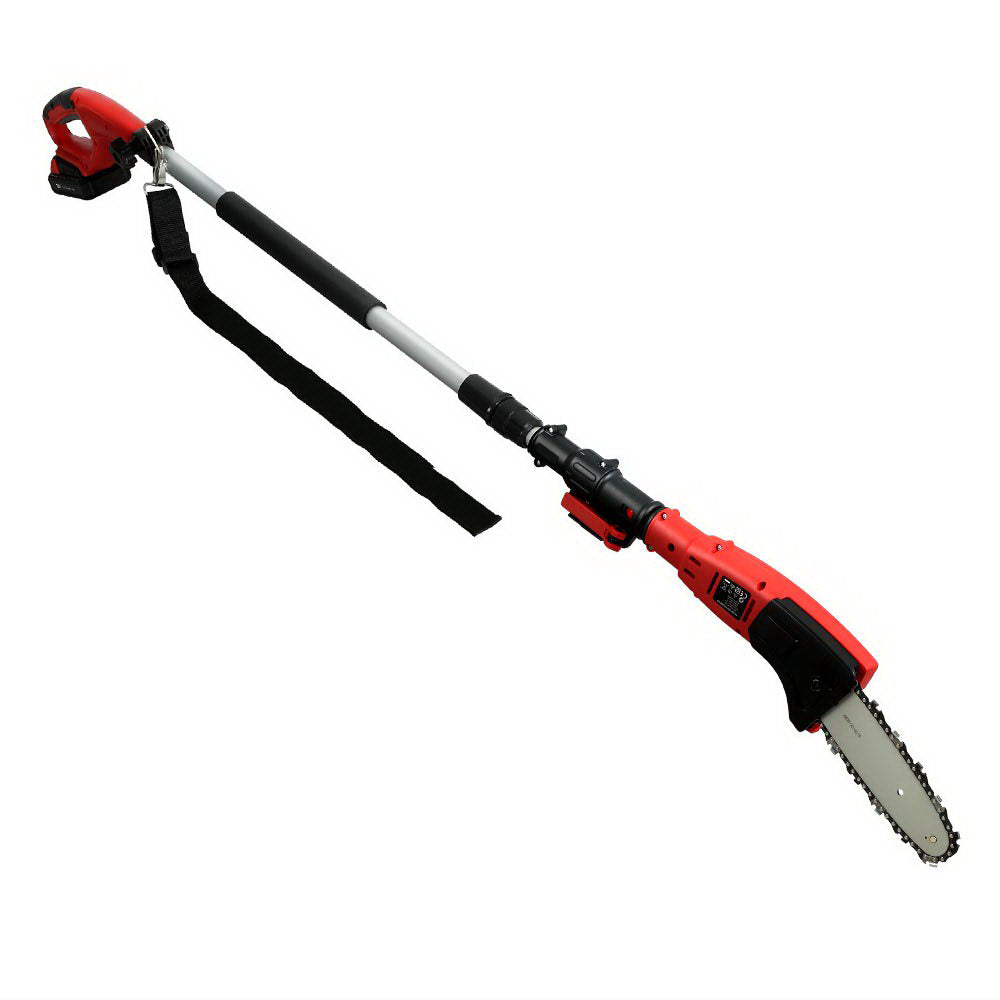 Giantz 20V Cordless Pole Chainsaw 8" Pruner 2.7m Reach