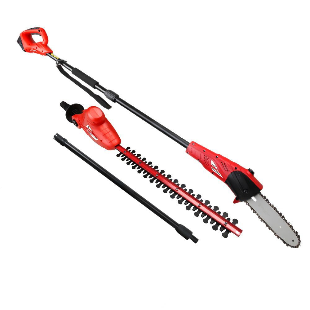 Giantz 8in Cordless Chainsaw Trimmer 20V Battery 2.7m Reach