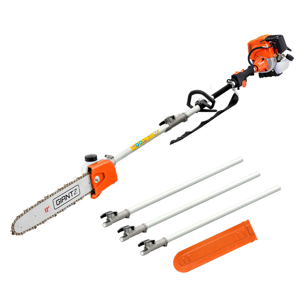 Giantz 40CC 4-Stroke Long Reach Pole Chainsaw 12in Petrol