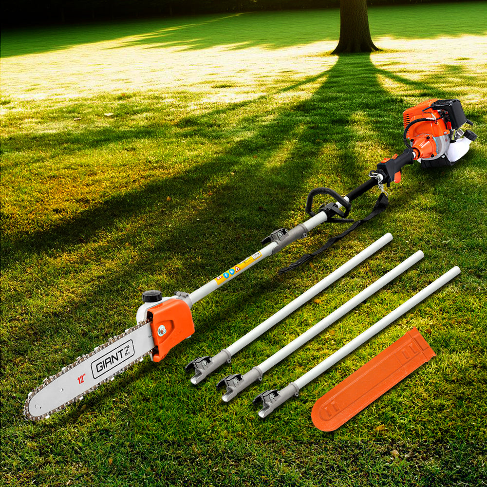 Giantz 40CC 4-Stroke Long Reach Pole Chainsaw 12in Petrol
