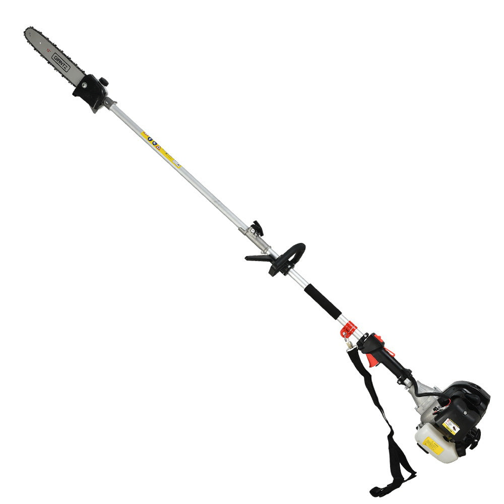 Giantz 65CC Pro-Series 7-in-1 Petrol Multi-Tool Chainsaw Brush Cutter Hedge Trimmer