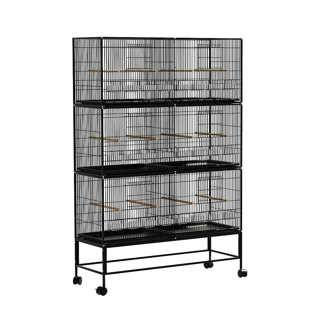 i.Pet 175cm Large Aviary Bird Cage Black