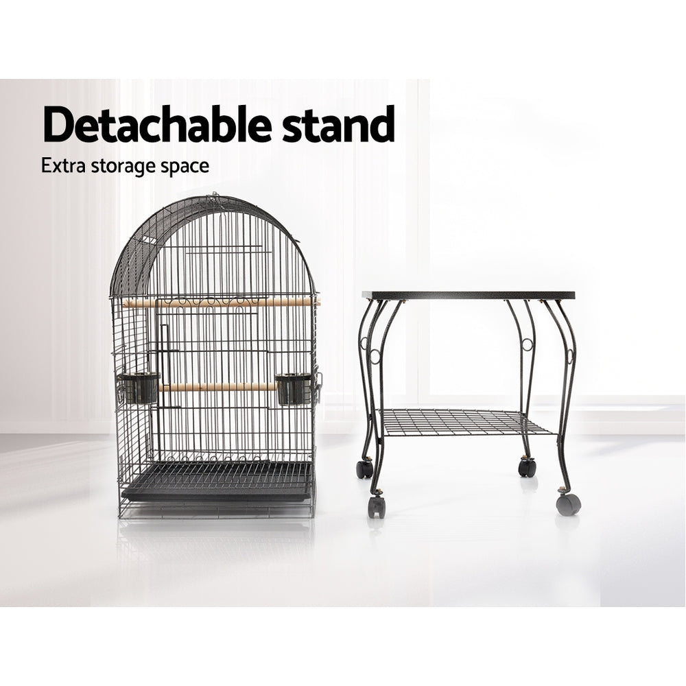 i.Pet 150cm Large Bird Cage Aviary Black
