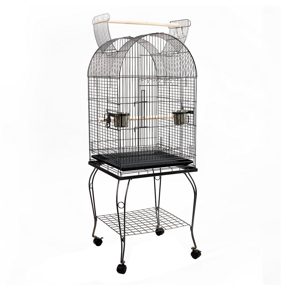 i.Pet 150cm Large Bird Cage Aviary Black