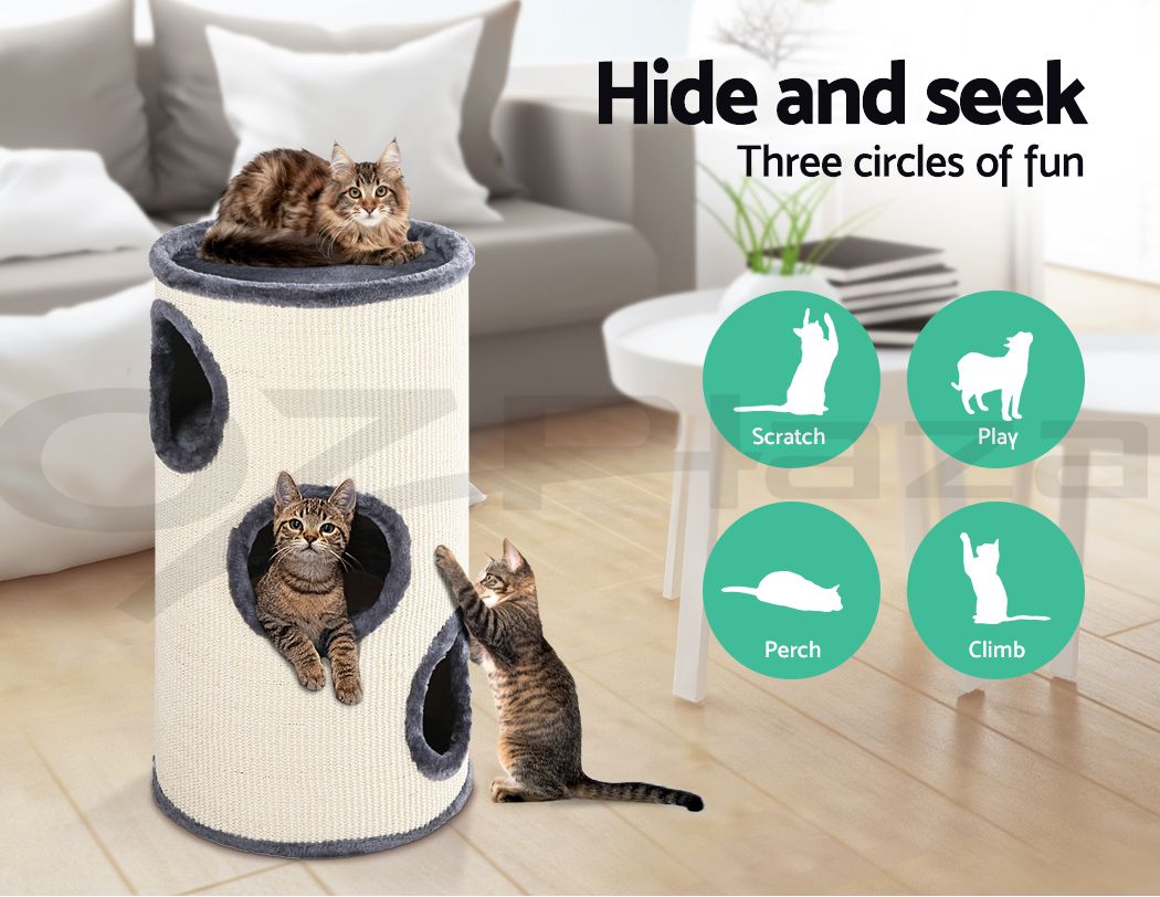 i.Pet Cat Tree 70cm Scratching Post Tower Scratcher
