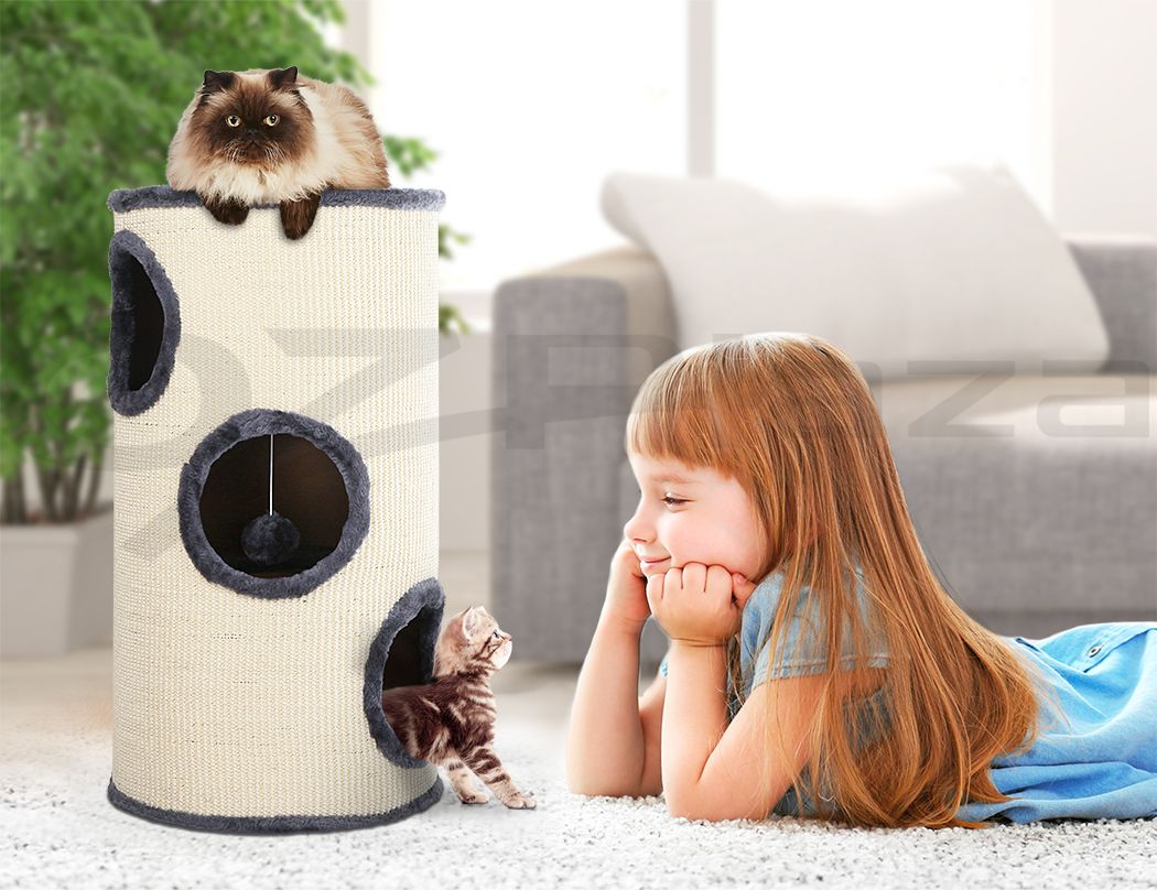 i.Pet Cat Tree 70cm Scratching Post Tower Scratcher