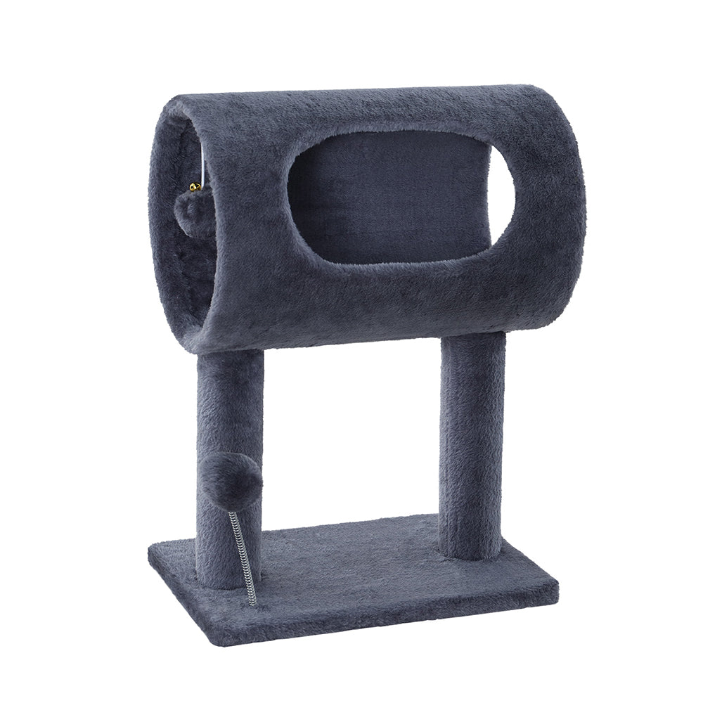 Oolie 53cm Cat Tree Scratching Post Tower Grey